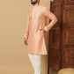 Men's Jacquard Solid Kurta Pyajama Set